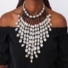ADILA African Beaded Cowrie Necklace