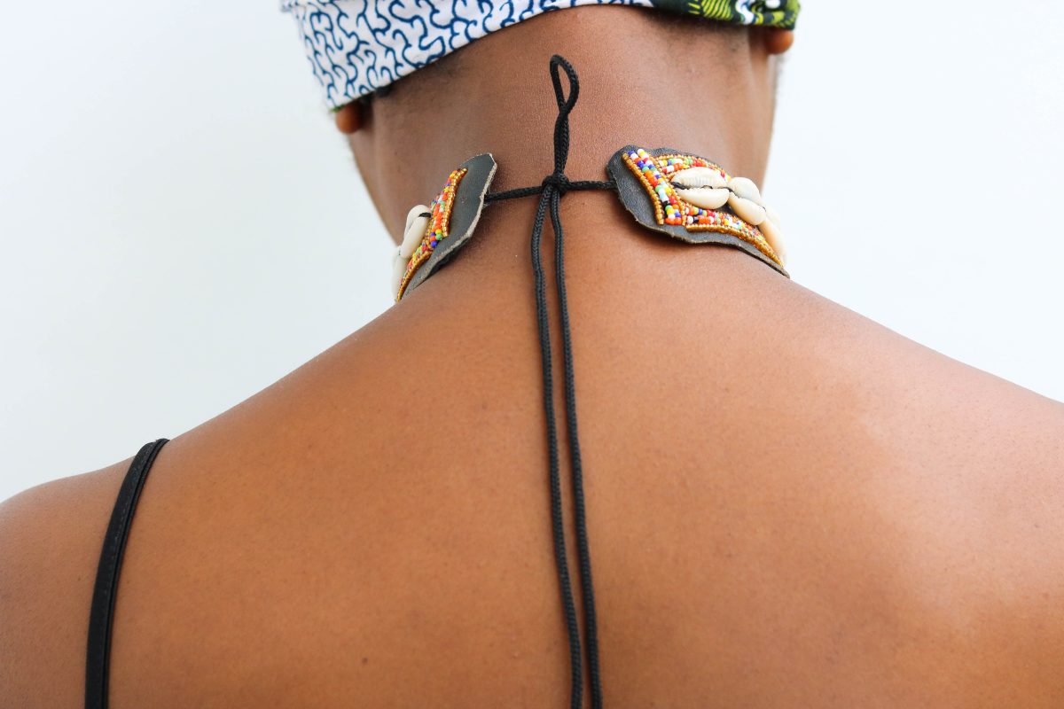 KIHARA African Cowrie Shell Necklace