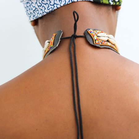 KIHARA African Cowrie Shell Necklace
