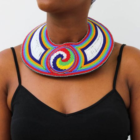 KWAKU African Leather Necklace